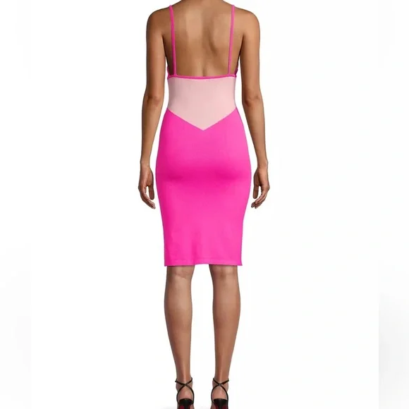 Victor Glemaud color block knee length dress - Picture 3 of 9